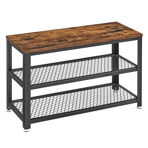 VASAGLE 3-Tier Shoe Rack Bench (ULBS73X)